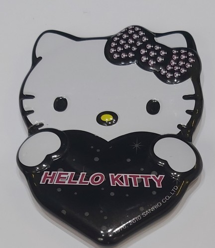 Hello kitty with heart - heart, black