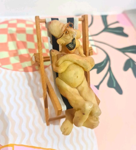 Man figurine wooden - figurine, deck