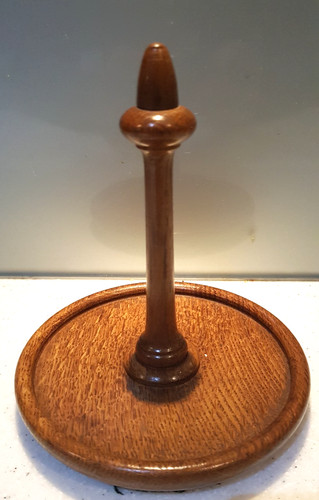 Vintage turned oak wood - oak,