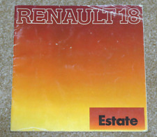 1980-81 Renault 18 Estate