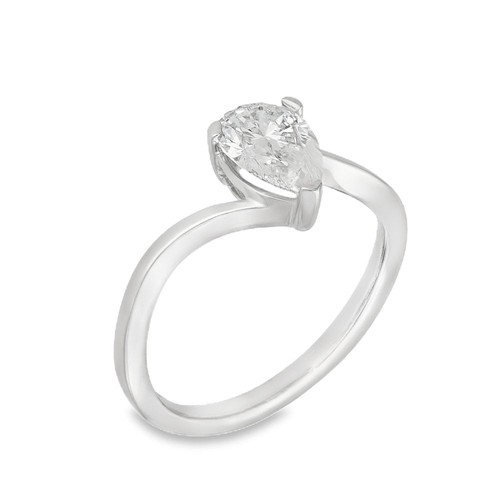 06ct white gold - 1.06ct, lab