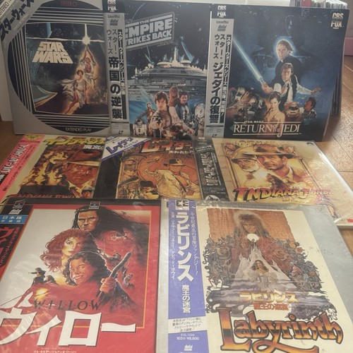 Lucasfilm japan laserdisc 8lot - japan,