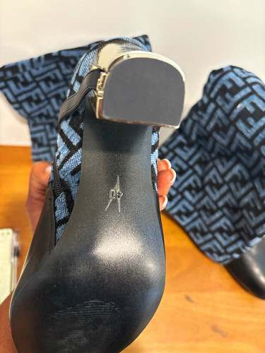Fendi blue black - fendi, leather