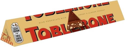 Toblerone milk chocolate bar - toblerone,