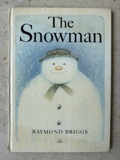 The Snowman 1978 First Edition Book by Raymond Briggs Hardcover, Illustrated VGC