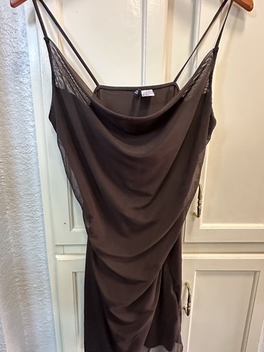 Brown lycra mini - mini, size