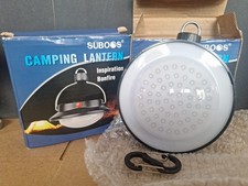 2X Portable LED Outdoor Camping Lights Tent Night Lamp Lantern Rechargeable 