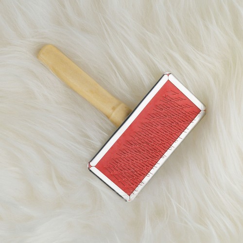 Sheepskin rug brush - rug,