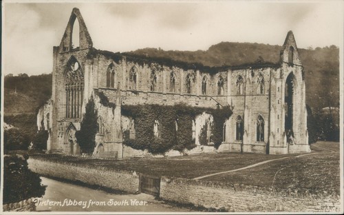 Tintern abbey from south - , west
