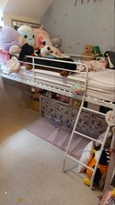 Children Cabin / Mid Sleeper Bed Frane Metal From Next