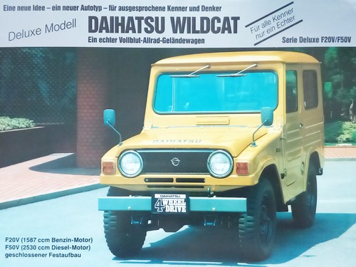 Daihatsu wildcat f20v f50v - wildcat,