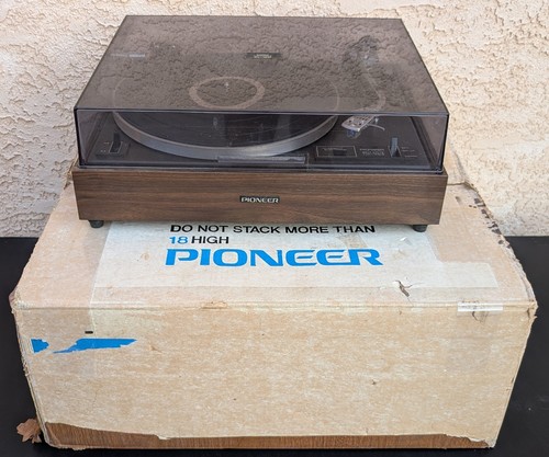 Pioneer 12d turntable with - pioneer,