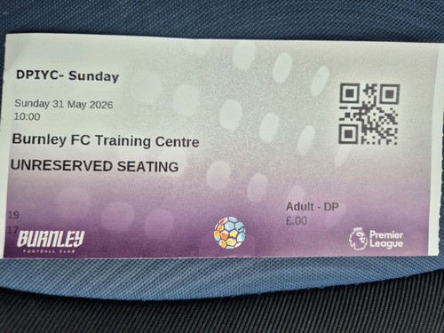Rare ticket burnley - ticket,