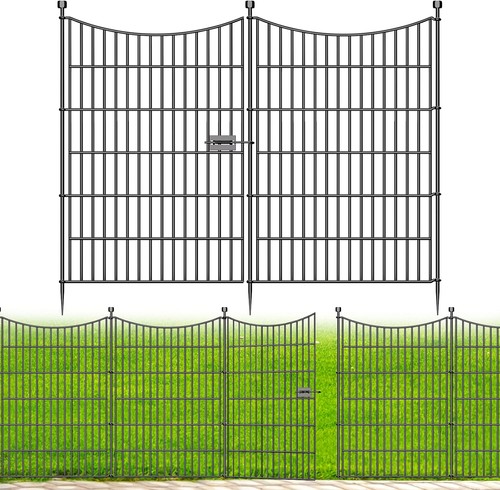 10pc decorative garden fence - 10pc,