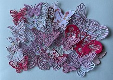 36 butterfly die cut shapes