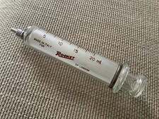 Vintage Glass Syringe by