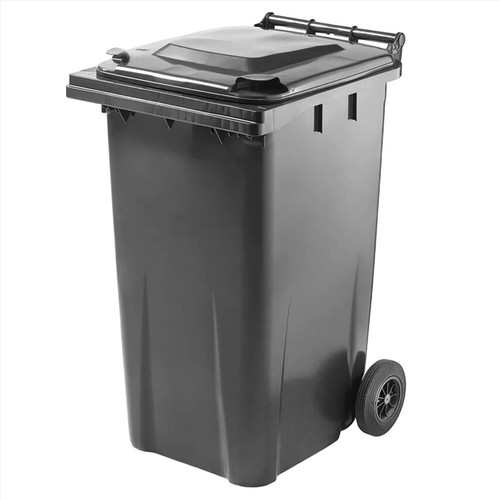 240 litre black wheelie bin - 240,