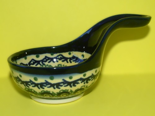 Polish pottery small ladle - polish,