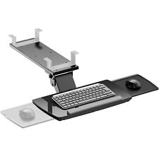 Ergonomic Under desk Keyboard Tray Shelf with Swivel, Tilt & Height Adjustable