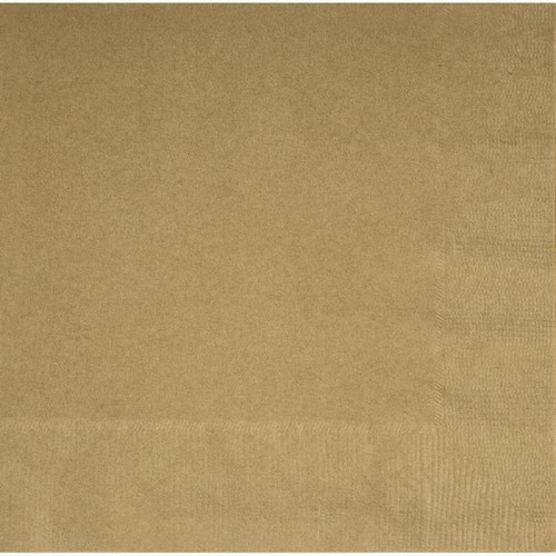 Gold party napkins - gold,