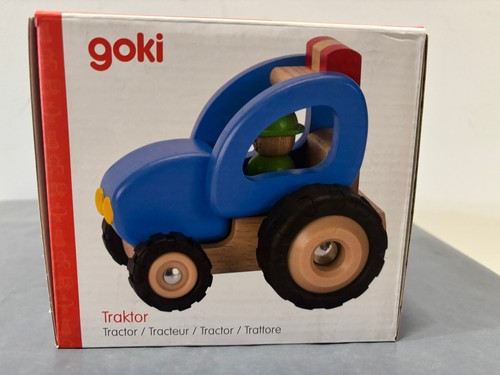 Goki wooden tractor - goki, ages