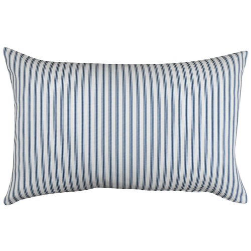Navy blue ticking stripe - ticking,