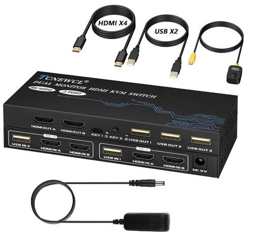 Dual monitor hdmi kvm switch - hdmi,