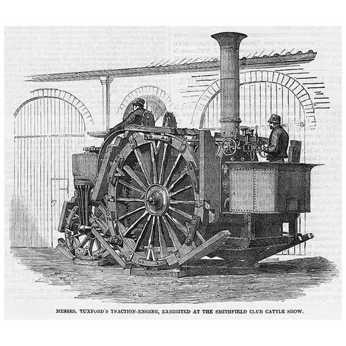 Tuxfords traction engine - tuxfords,