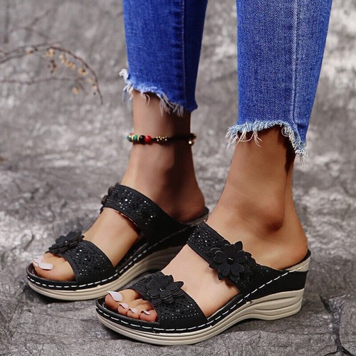 Womens wedge heel sandals - wedge,