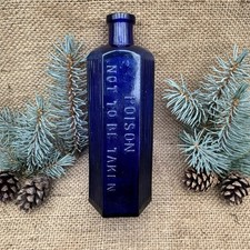 Rare antique cobalt - cobalt, blue