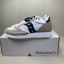 Saucony Women's Jazz Original Vintage Retro Trainers White/Black UK 7.5 EU 41