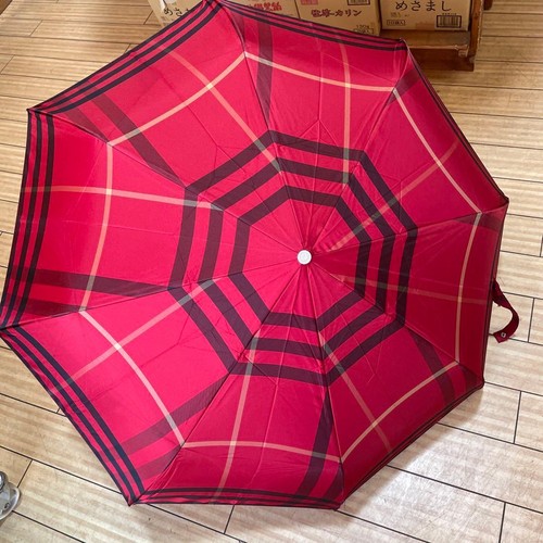 Burberry folding umbrella red - burberry,