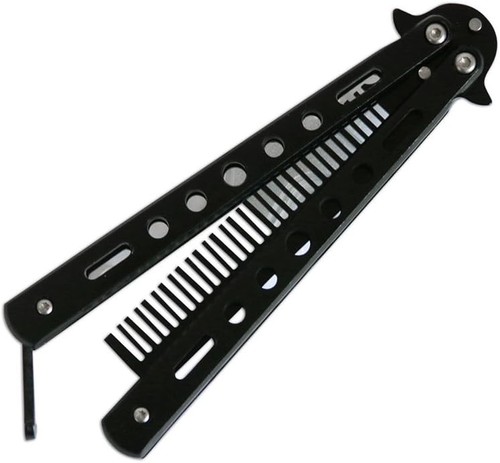 Butterfly black comb - butterfly, toy