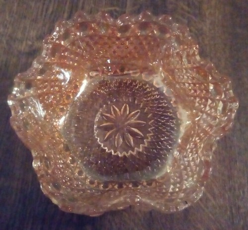 Vintage glass bowl - glass, bowl,