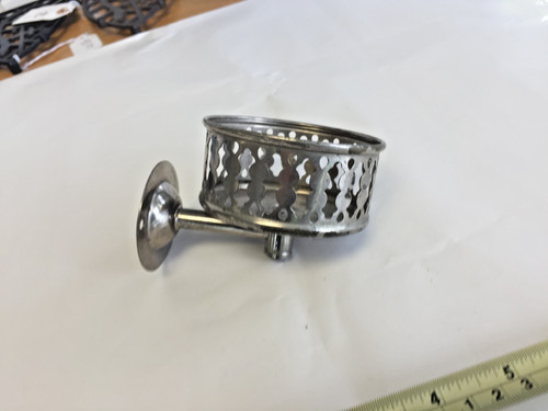 Vintage metal wall mount cup - metal,