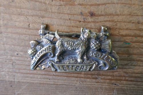Small brass letter - a,