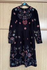 Zara Boho Black Embroidered