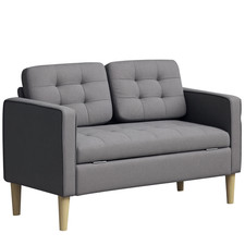 HOMCOM Compact 2 Seater Sofa