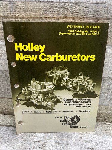 1976 holley new carburetors - 1976,