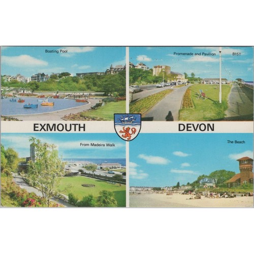 Postcard exmouth devon - exmouth,