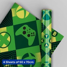 XBOX 4 Sheets & 4 Tags Gift