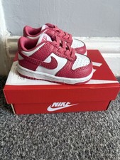 Baby Girls Nike Dunk Pink And
