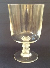 LALIQUE INTERESTING & RARE HUGE FISH VASE, GOBLET SHAPED, SIGNED_ please read...