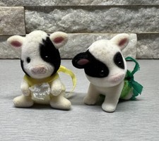 Sylvanian Families Friesian Buttercup Cow Twins Baby Babies Rare Calico Critters