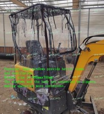 Mini Excavator Car Cover Warm Awning Thickened Pvc Windproof For Hitachi 30