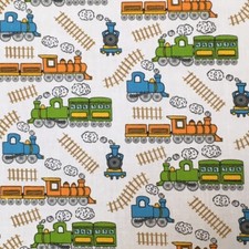 Steam Trains on White