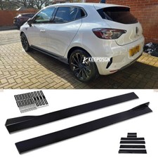 For Renualt Clio MK2 MK3 MK4 78.7"Side Skirt Extension Rocker Panel Splitter Lip