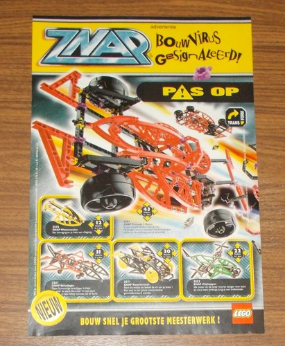 Rare advertising lego znap - advertising,