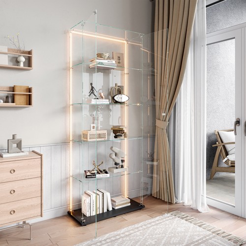 Glass display cabinet with - display,