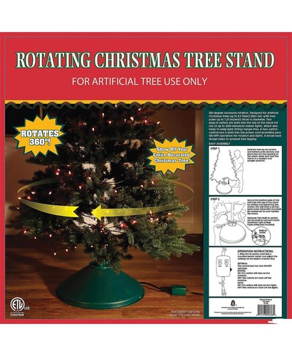 Rotating christmas tree stand - tree,
